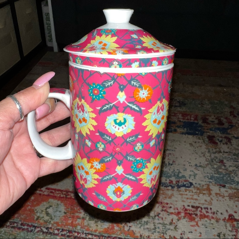 World Market Tea Cup. Three Piece Set - Home | Color: Pink